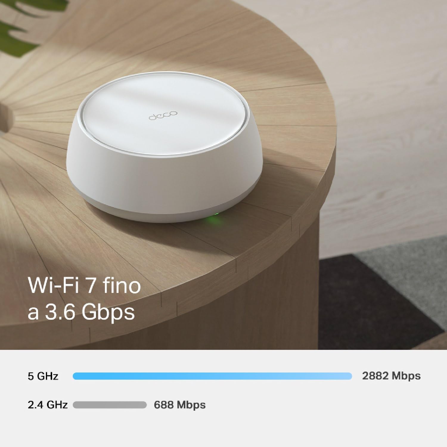 Detalle 2 de TP-Link Deco BE3600 Mesh WiFi 3 pezzi, Wi‑Fi 7 3600 Mbps