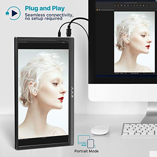 Thumbnail 7 de KYY Portable Monitor 15.6" 1080P: Slim, versatile screen extender with cover