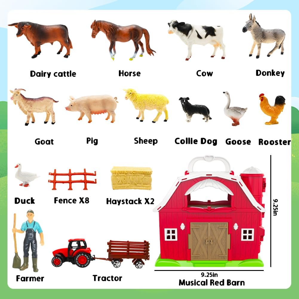 Thumbnail 2 de Red Barn Toys Farm Playset 18.5in
