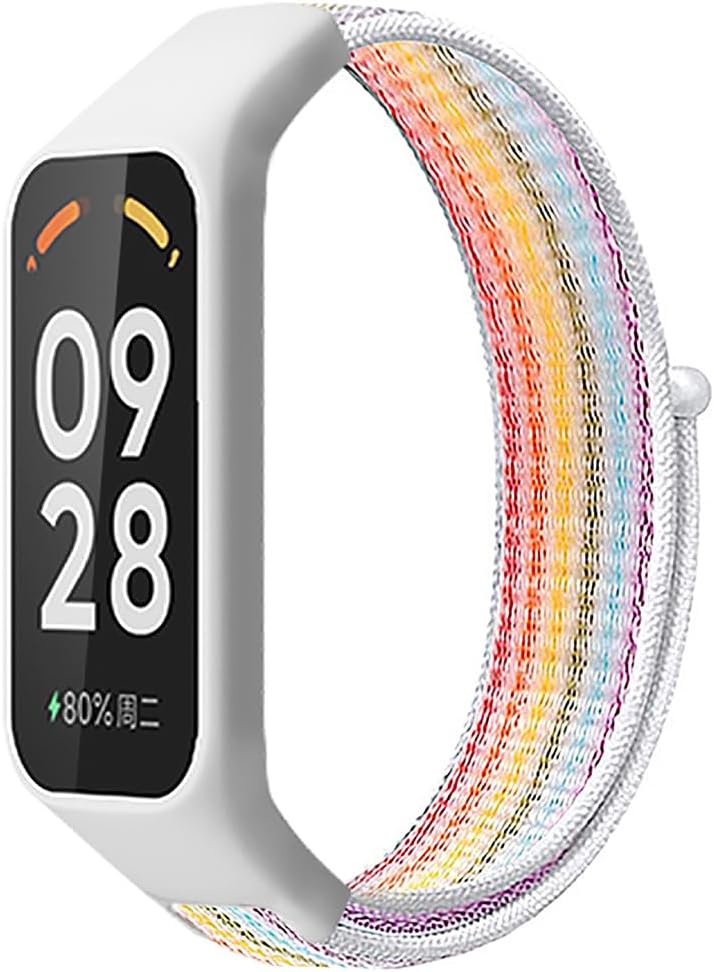 Thumbnail 6 de FYISWHO Breathable Nylon Watch Strap Sport for Xiaomi Smart Band 8 Active and Redmi Smart Band 2