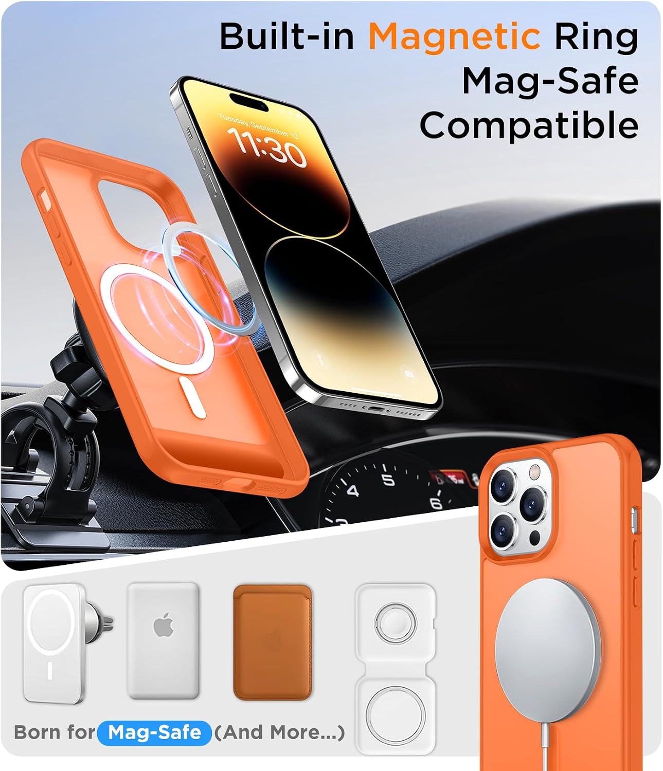 Thumbnail 4 de Temdan iPhone 14 Pro Max Magnetic Case 6.7"