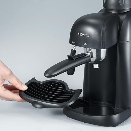 Thumbnail 6 de SEVERIN Espressomaschine: kompakte 2-Tassen-Kaffeemaschine mit Milchschaumdüse