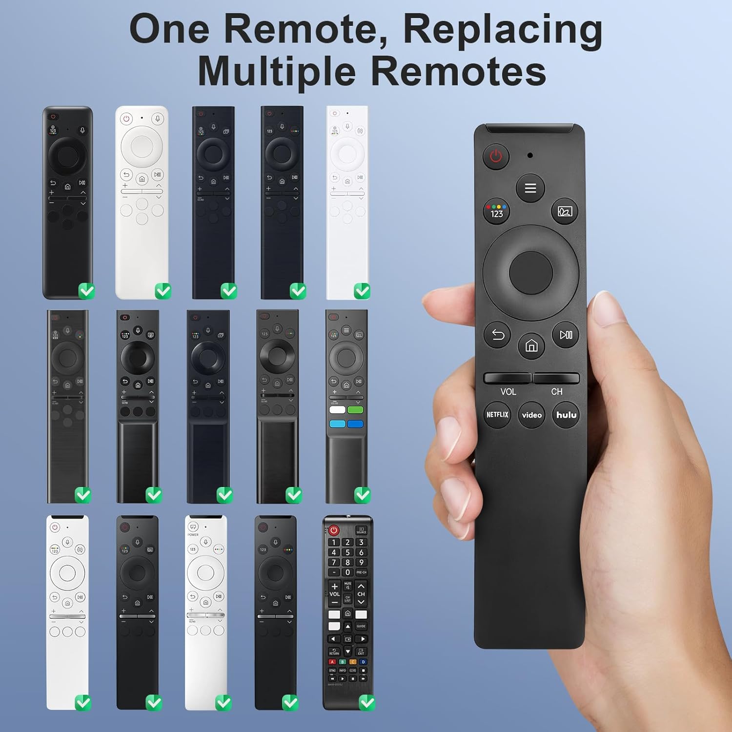 Thumbnail 2 de Pack of 2 Samsung Smart TV Replacement Remote