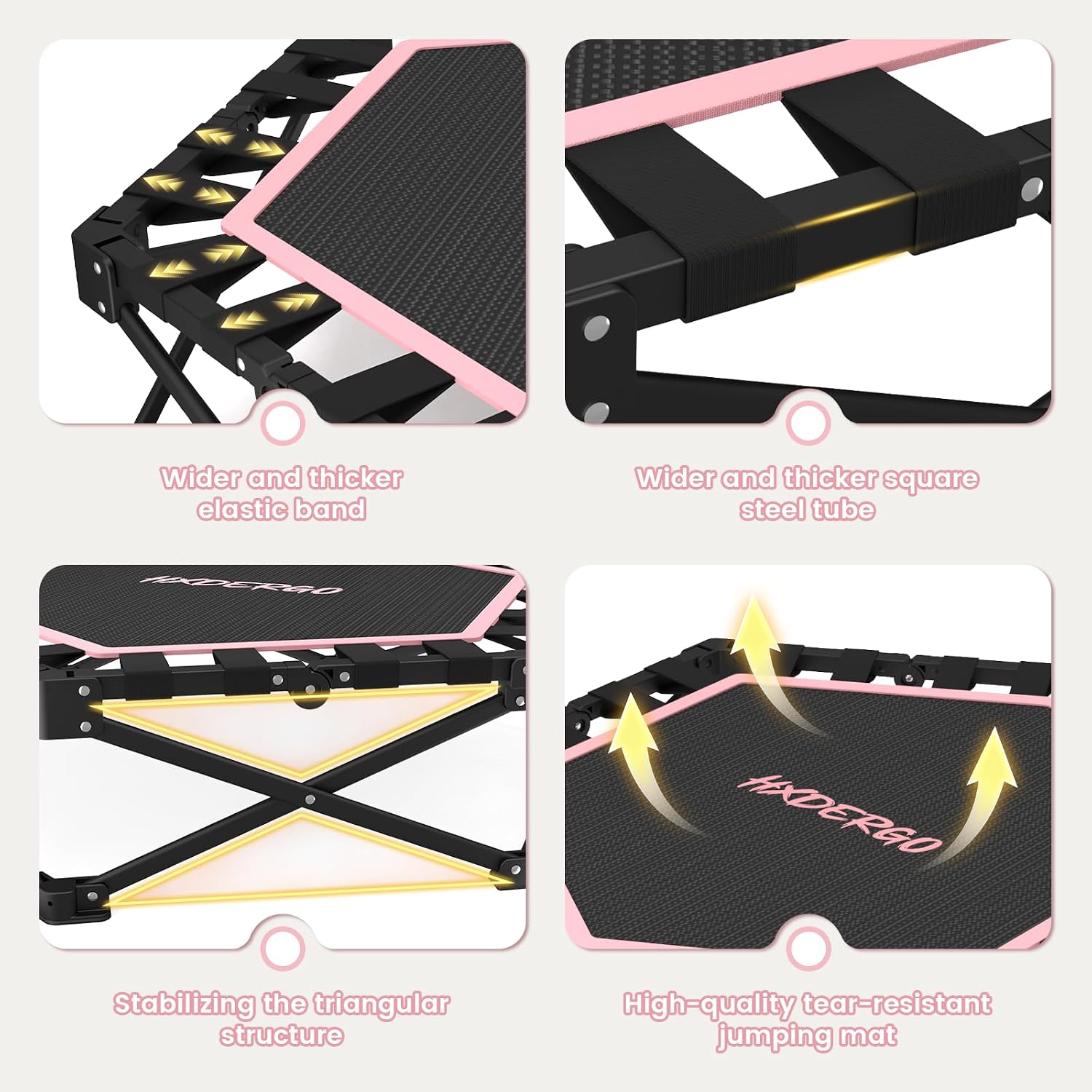 Thumbnail 4 de HXD-ERGO 42" Foldable Mini Trampoline 460 lbs