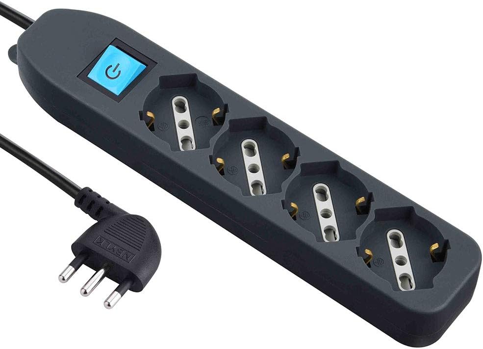 Detalle de Electraline 62073 Multipresa 4 posti 1,5 m
