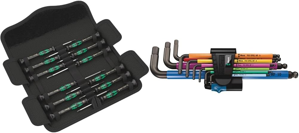 Thumbnail 1 de Wera 73675 Kraftform Micro Precision Screwdriver Set, 12 Pieces