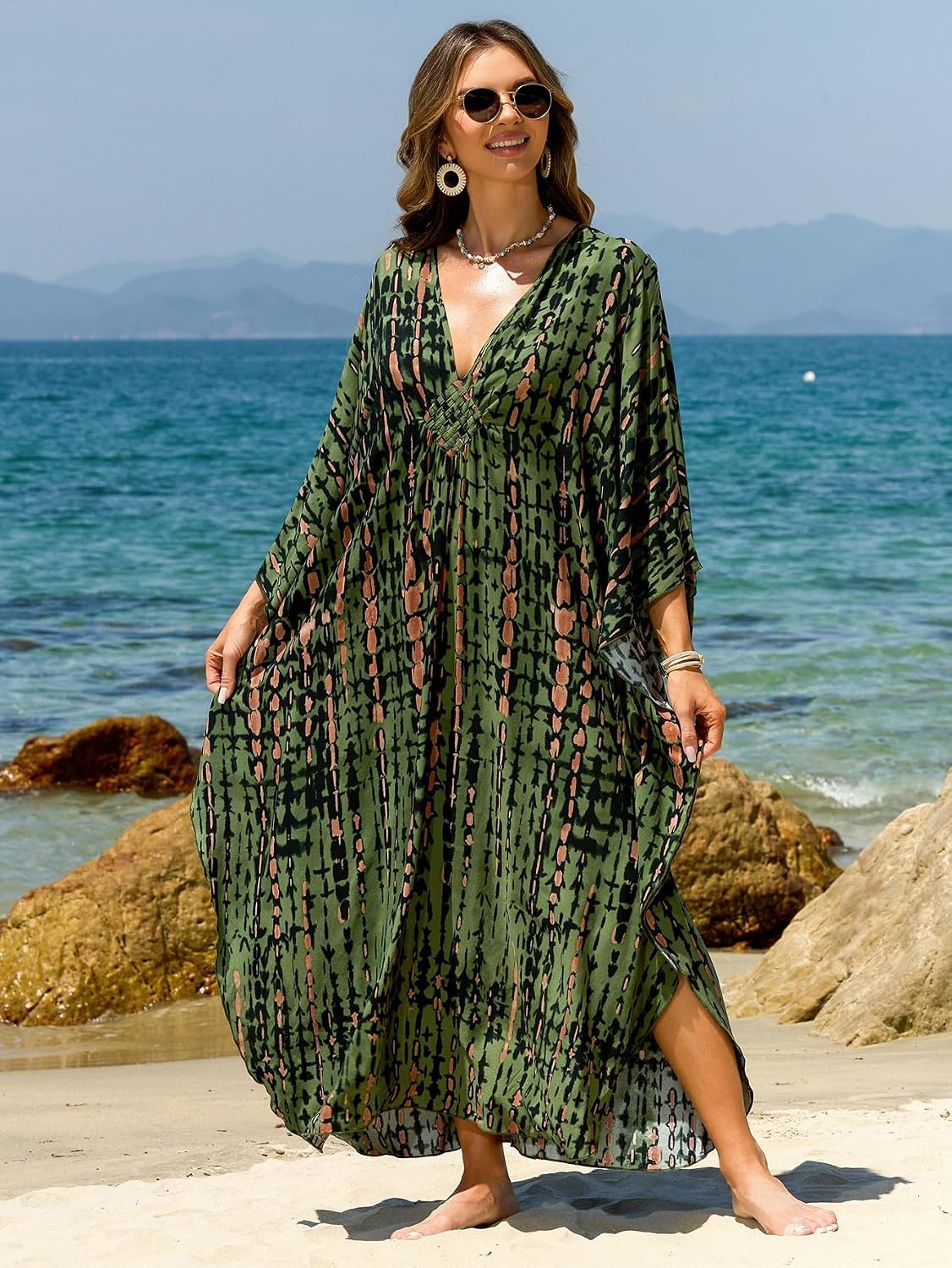 Detalle de Kaftan Beach Dress 57 in bust coverage