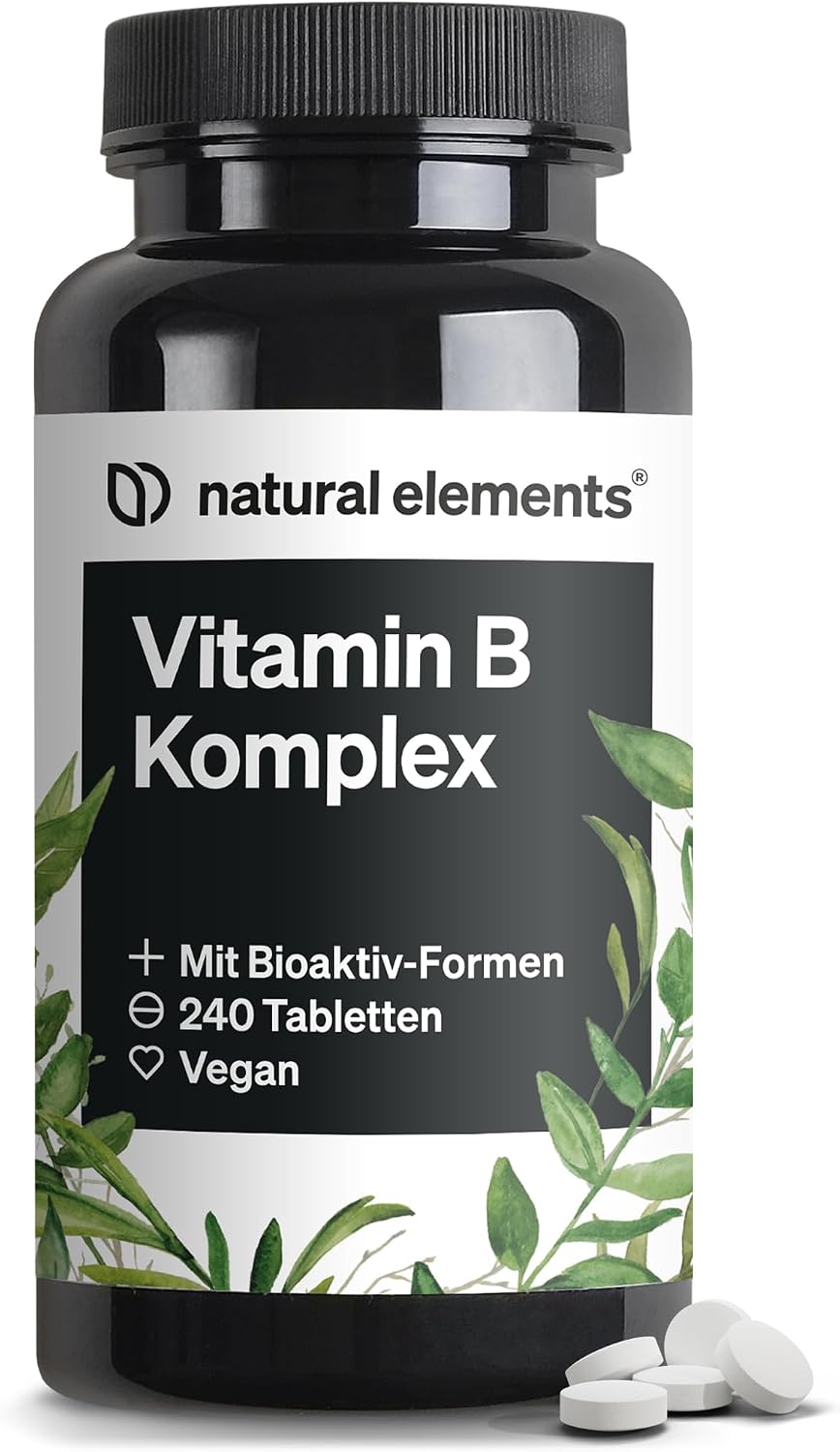 Detalle de natural elements Vitamin B Komplex 240 Tabletten – B‑Komplex 💊
