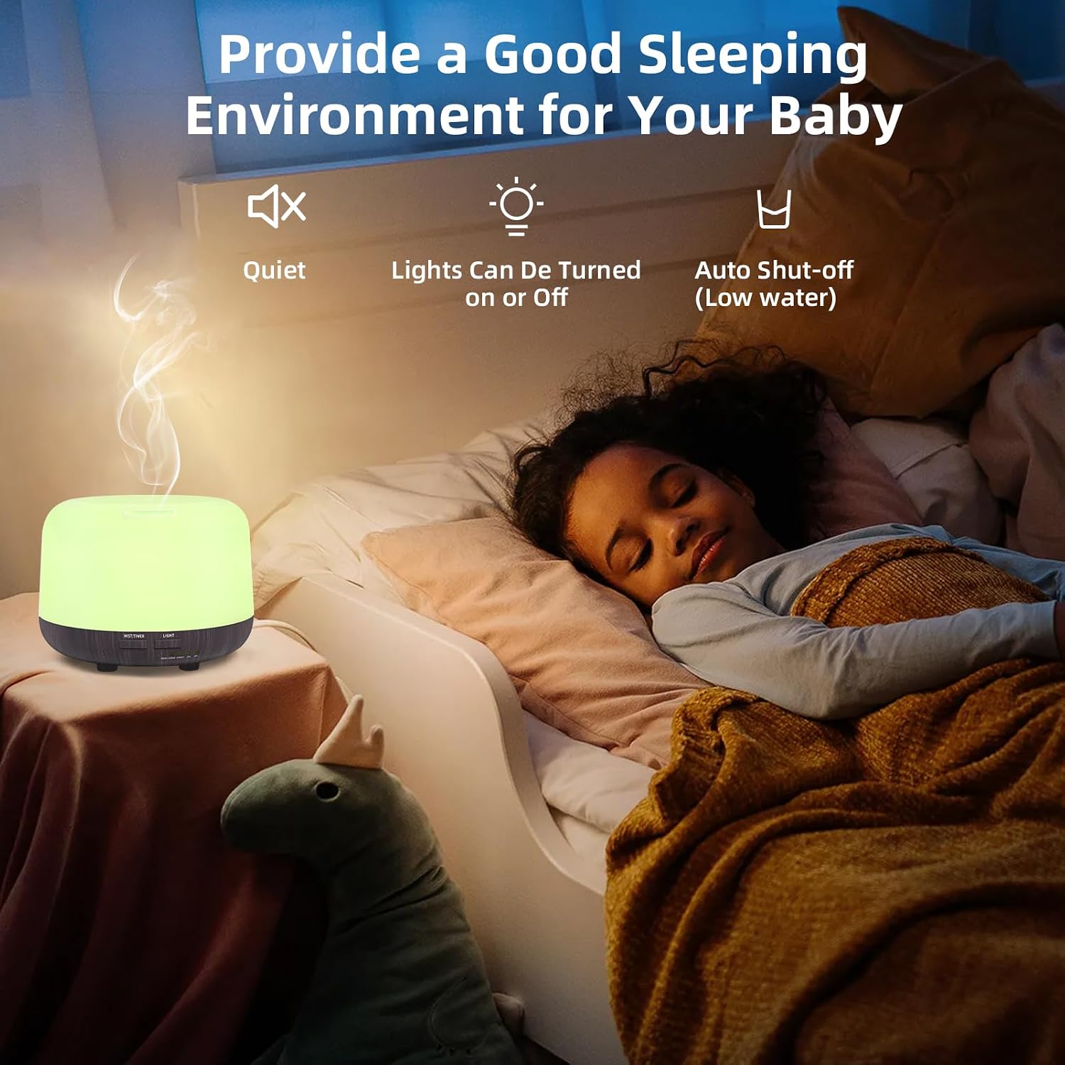 Thumbnail 3 de 300ML Electric aroma diffuser with remote