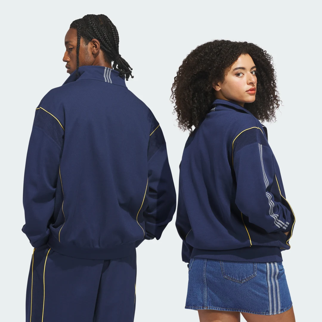 Detalle 2 de CHAQUETA CITY TERRACE de Adidas: comodidad urbana en azul