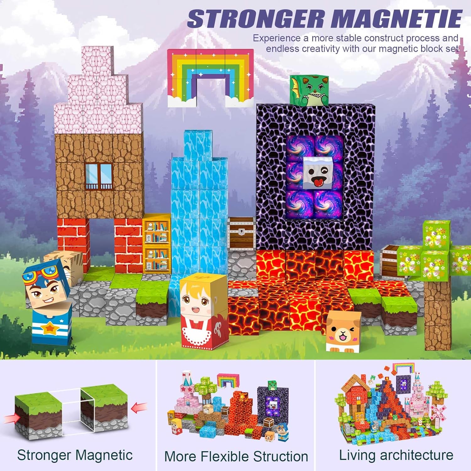 Thumbnail 6 de Crifeton Bloques Magnéticos de Construcción para Niños 🧱