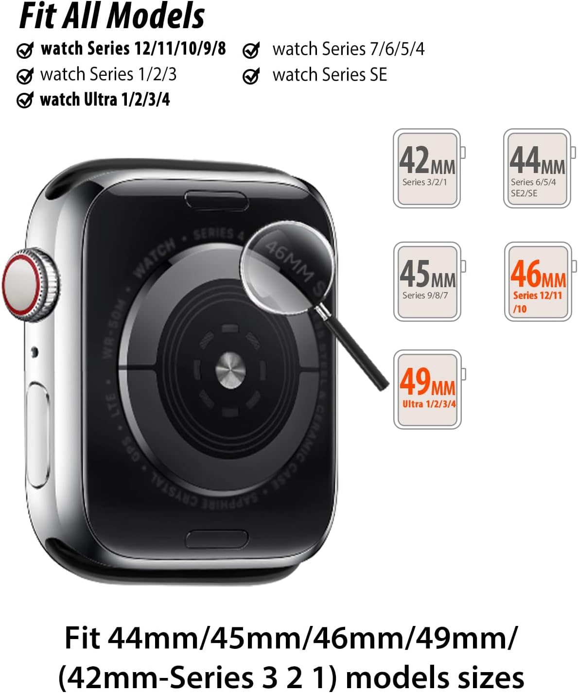 Detalle 2 de Nylon Loop Sport Band 44mm for Apple Watch