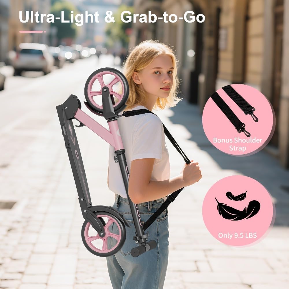 Thumbnail 6 de Commugo Kick Scooter for Kids 5-12, Teens & Adults (CPSC Certified, Foldable, 8-Inch Wheels)