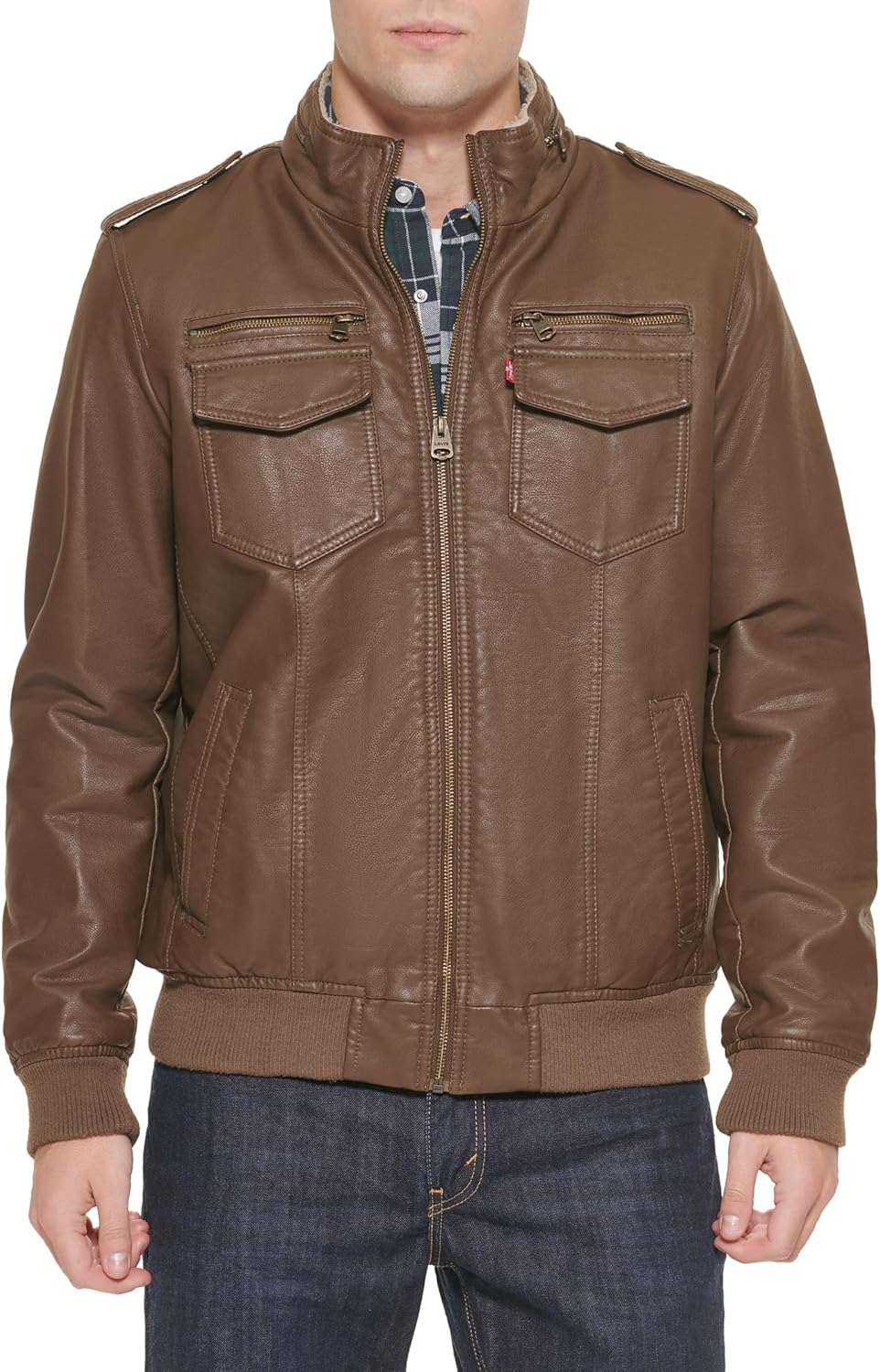 Thumbnail 6 de Levi's Vintage Deer Faux Leather Aviator Jacket