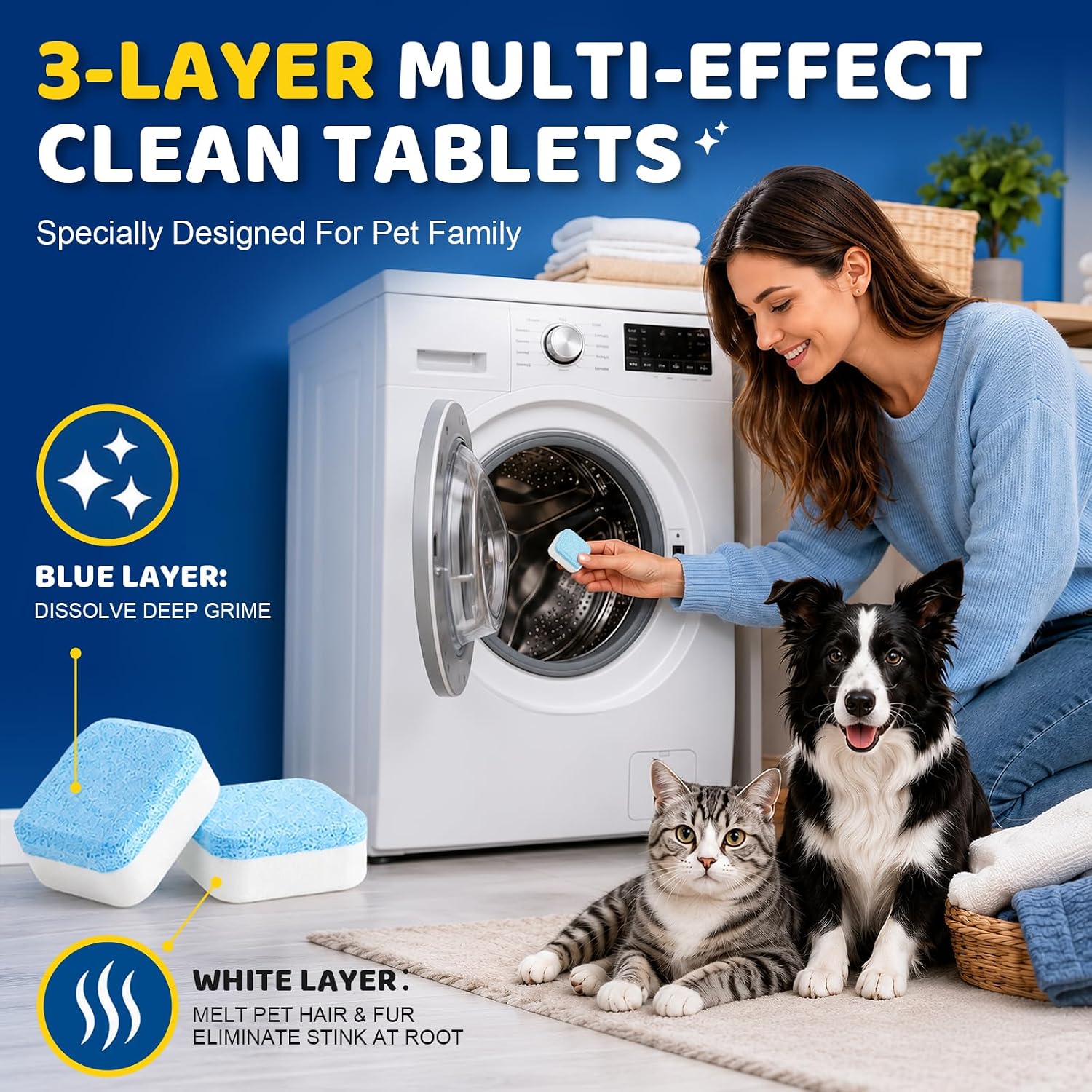 Detalle 2 de Tezii Washing Machine Cleaner, 28-Tablet Pack