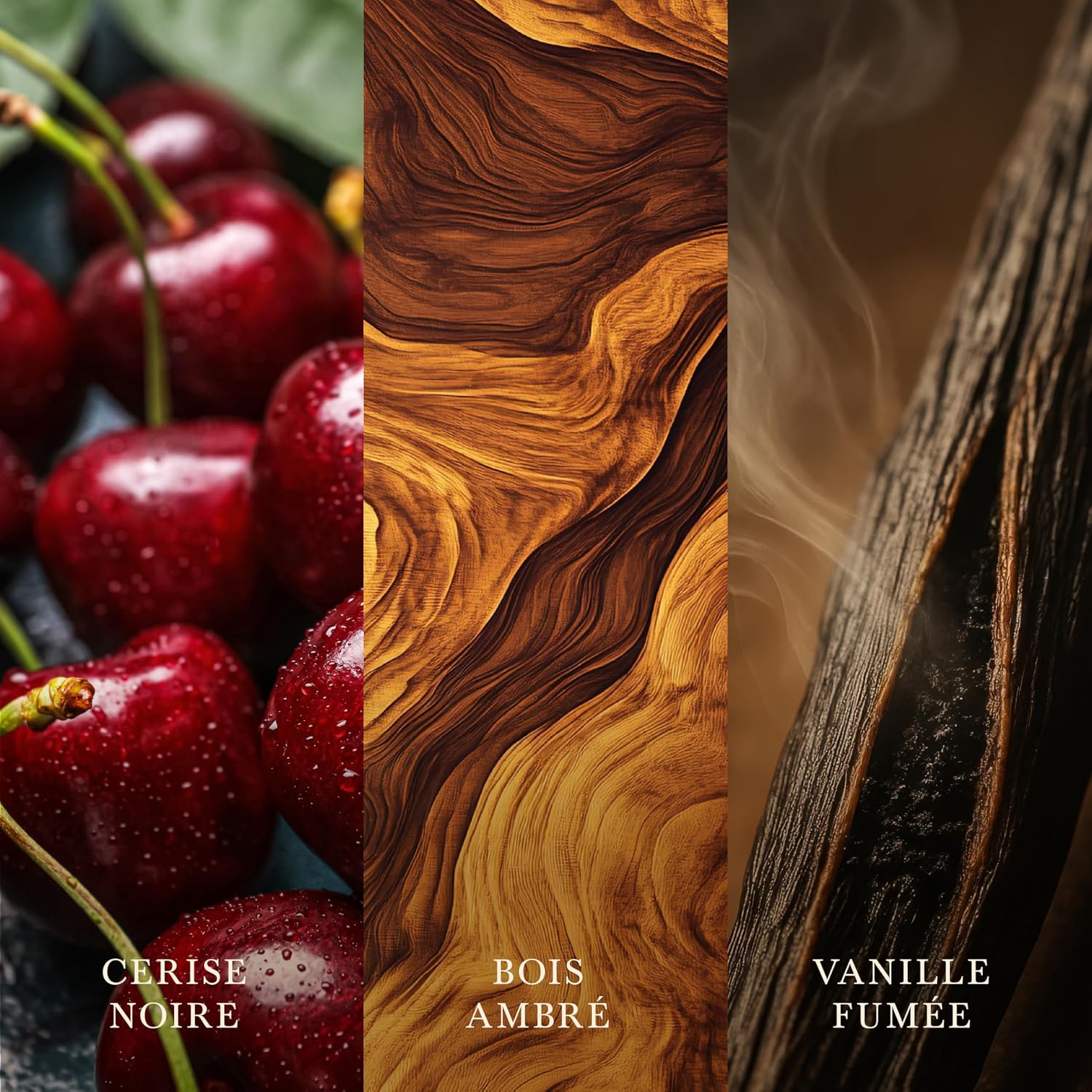 Detalle de WoodWick Bougie parfumée | Bougie sablier moyenne – Cerise griotte
