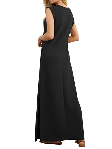 Thumbnail 4 de GRECERELLE Women's Summer Maxi Dress with Pockets – Black, Size S