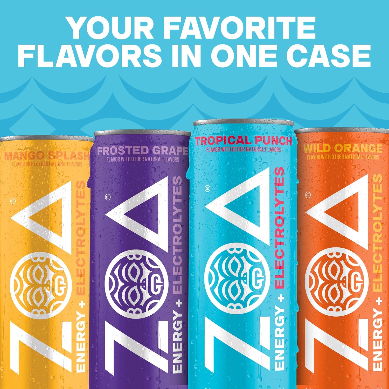 Detalle de ZOA Energy Drink 12 Pack