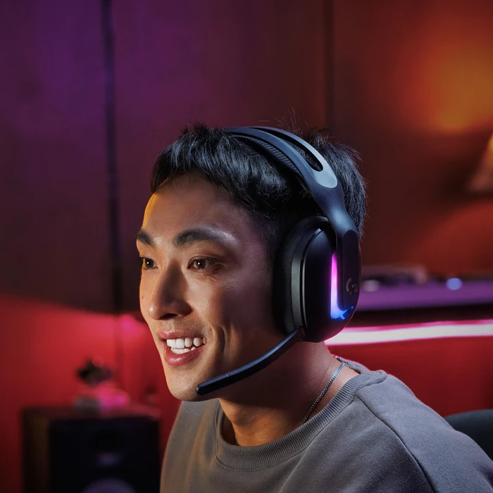 Detalle de Logitech G522 Lightspeed Kabelloses Gaming-Headset Schwarz – kabellos, RGB, Surround Sound