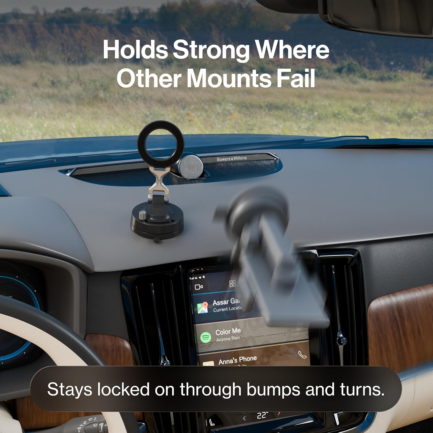 Thumbnail 6 de Statik HyperMount (Gen 3) Magnetic Phone Holder with N52 Magnets and 360° Rotation