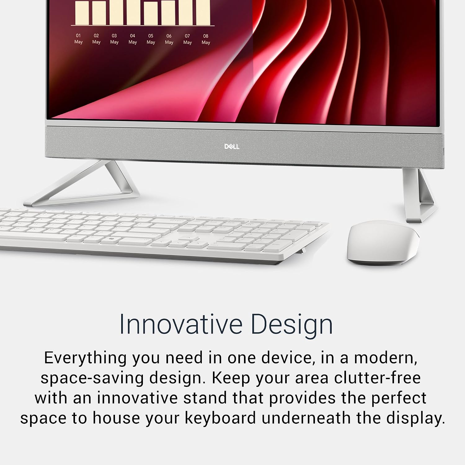 Detalle de Dell 24 All-in-One Desktop EC24250 review: a tidy 23.8-inch FHD everyday workhorse