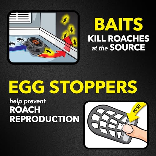 Detalle de Raid Roach Killer Baits, Plus Egg Stoppers, 12 Count