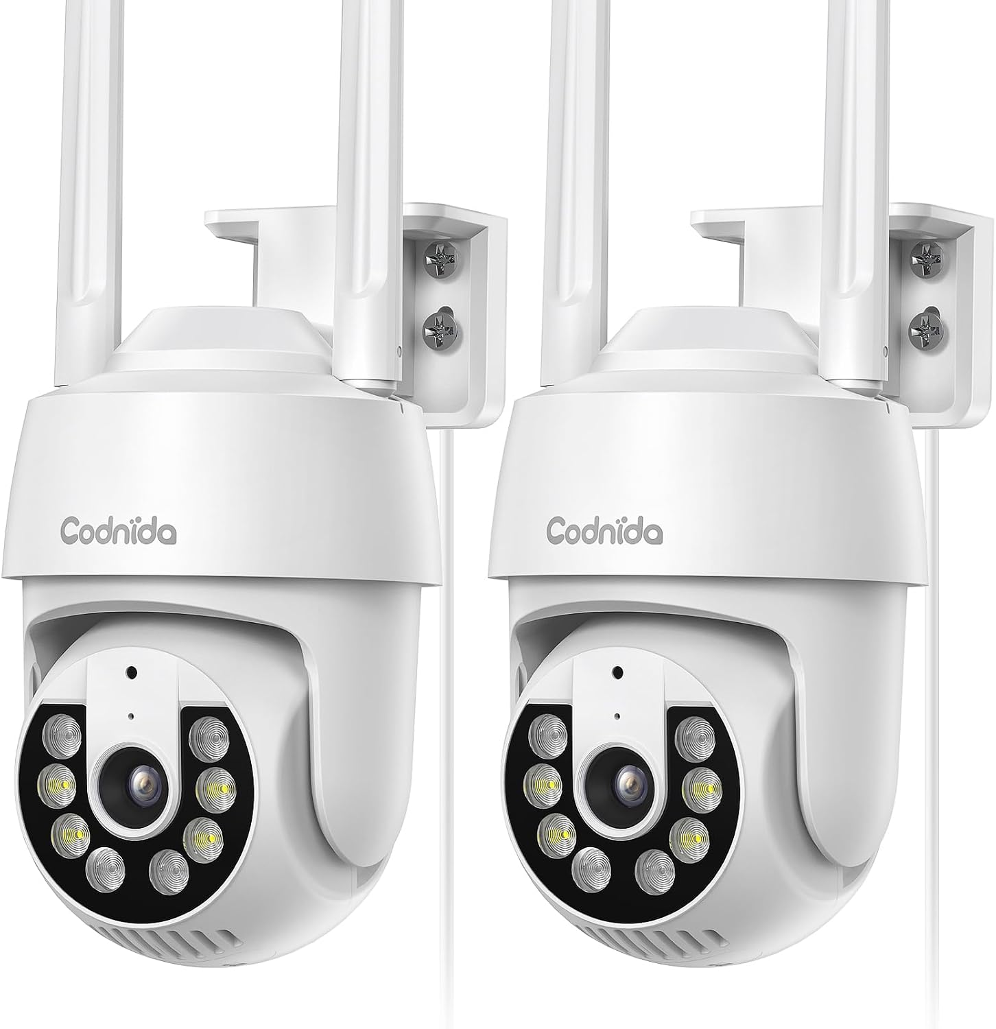 Detalle de Codnida 2K Überwachungskamera Außen WLAN Set