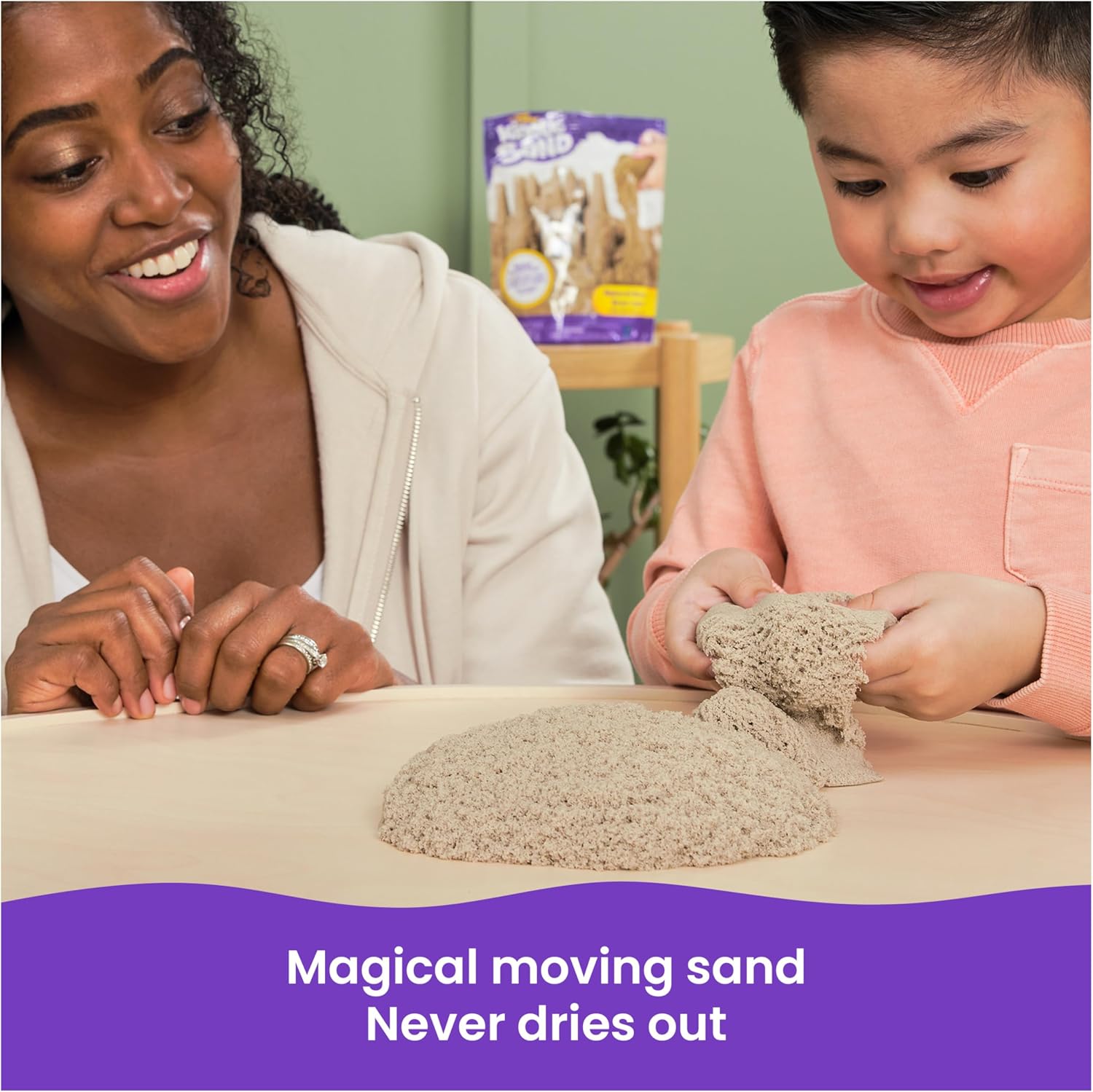 Thumbnail 1 de Kinetic Sand Original Mouldable Sand, 906 g