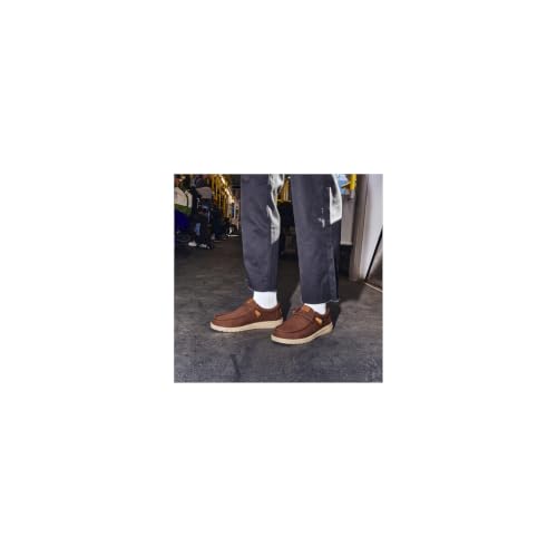 Thumbnail 6 de HEYDUDE Men Wally Canvas Brown Casual Moccasin 47 EU