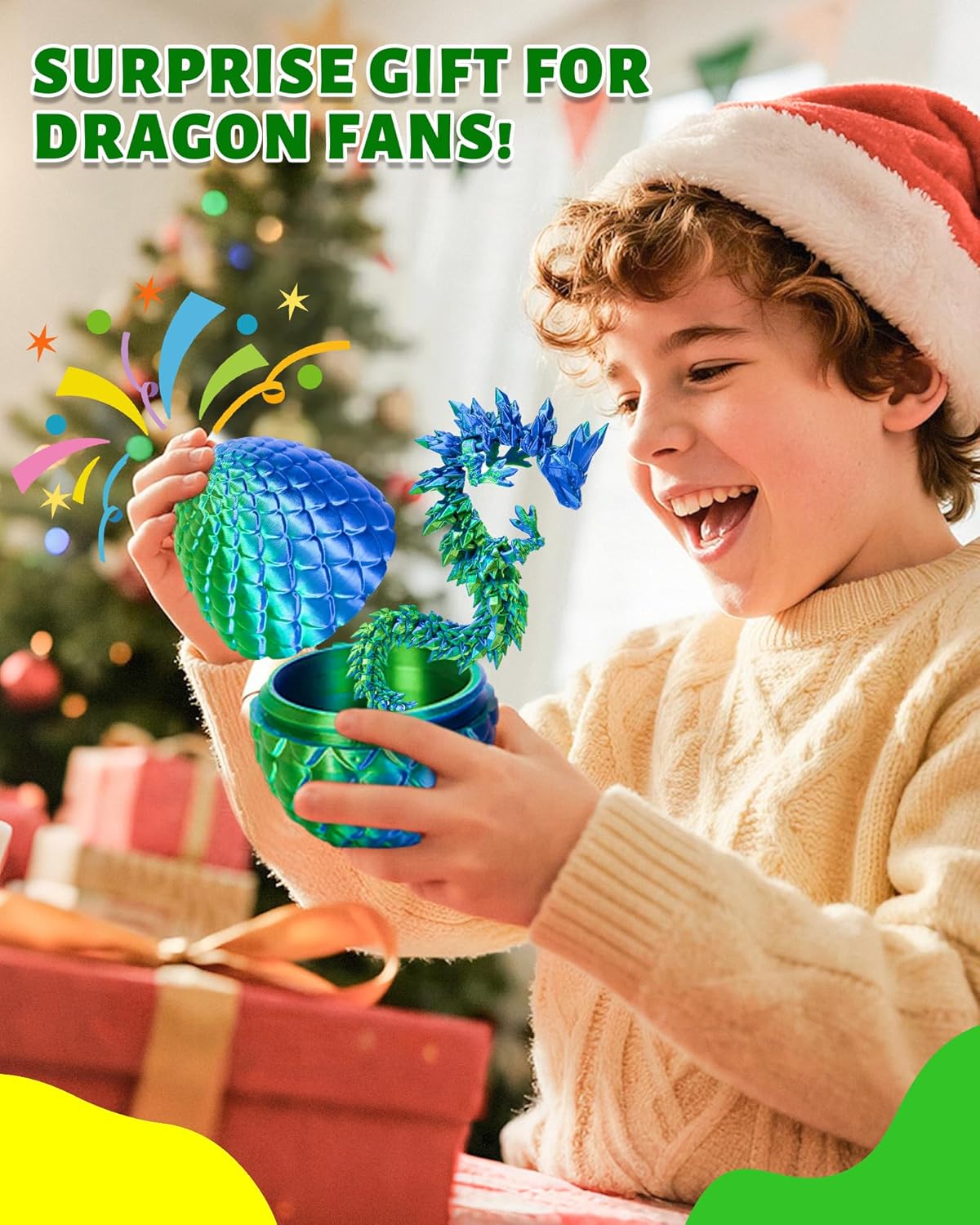 Thumbnail 5 de TBOLINE 12-Inch Dragon Egg 3D Printed Toy