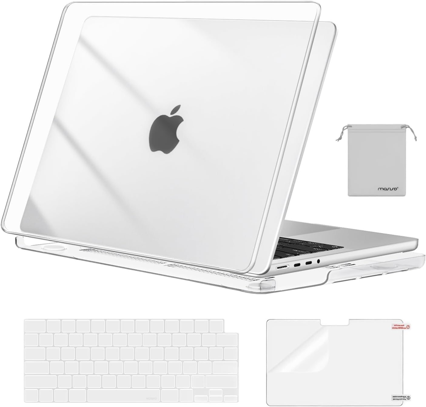 Detalle de MOSISO MacBook Pro 14" clear hard shell 14-inch