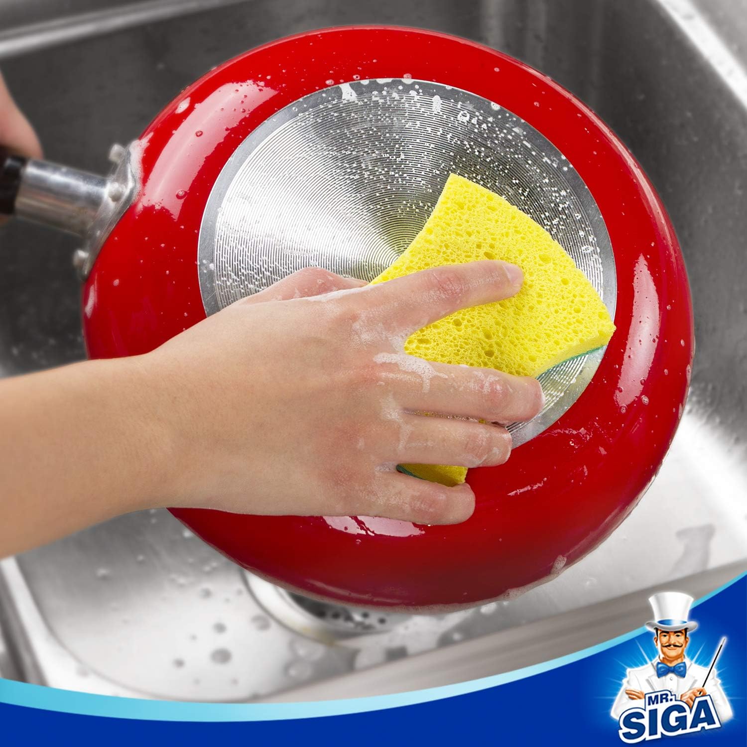 Thumbnail 5 de MR.SIGA Heavy Duty Cellulose Scrub Sponge