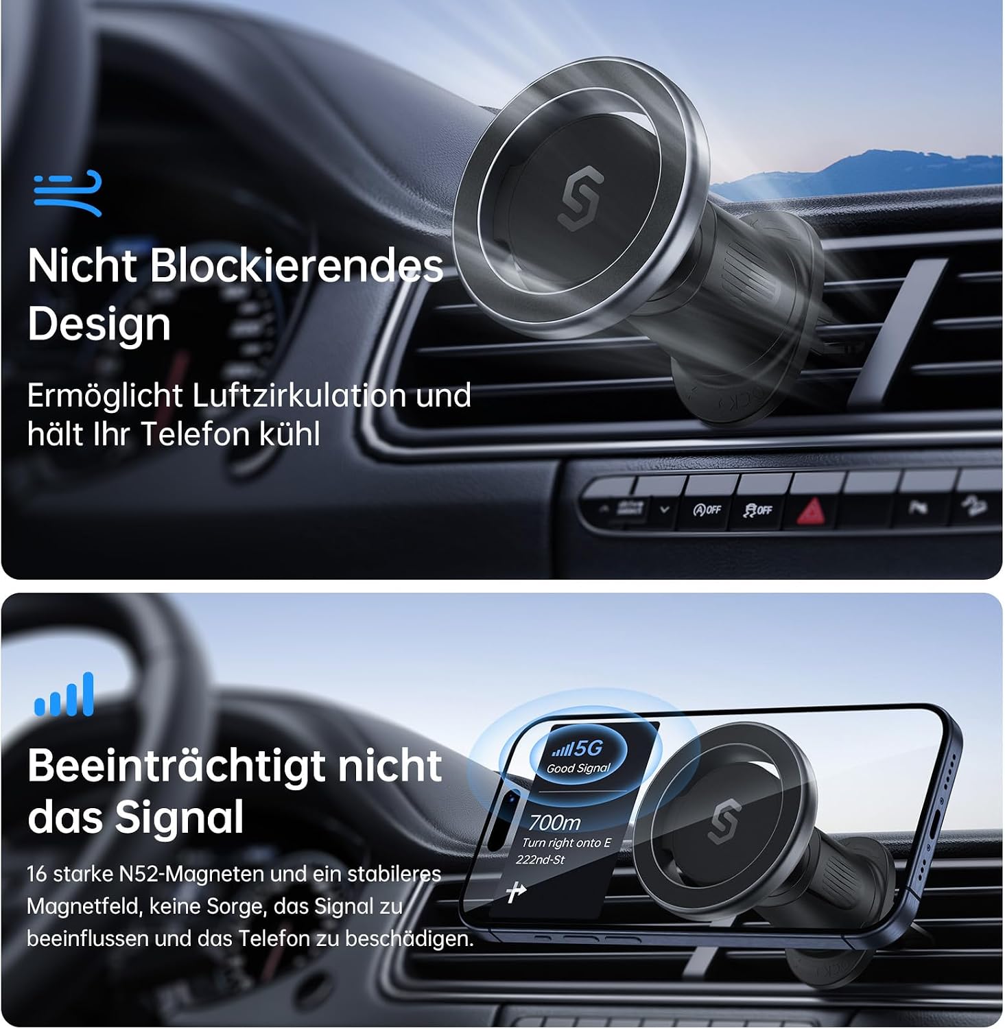 Thumbnail 4 de SYNCWIRE MagSafe Autohalterung Lüftung
