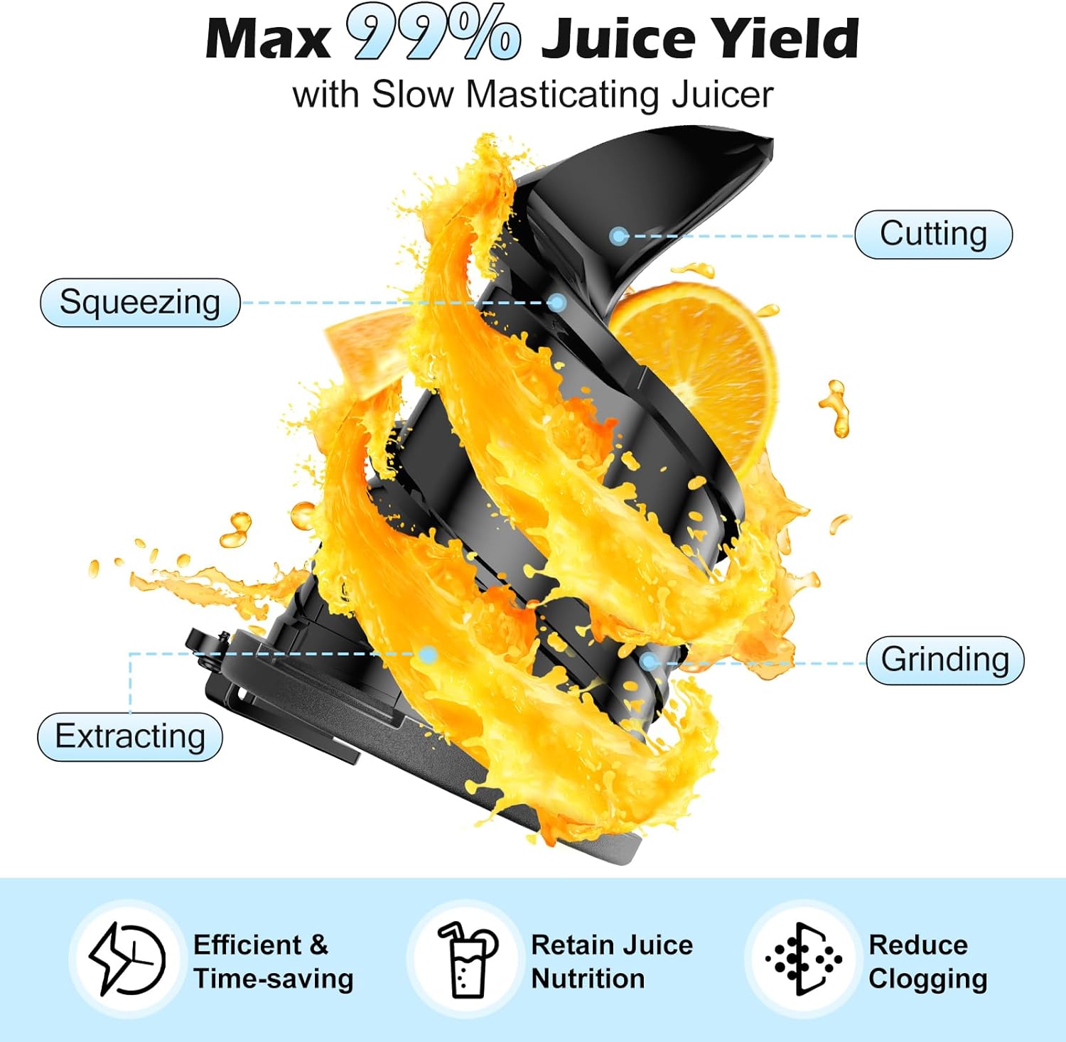Thumbnail 5 de Slow Masticating Juicer 5.8" Feed Chute ๐