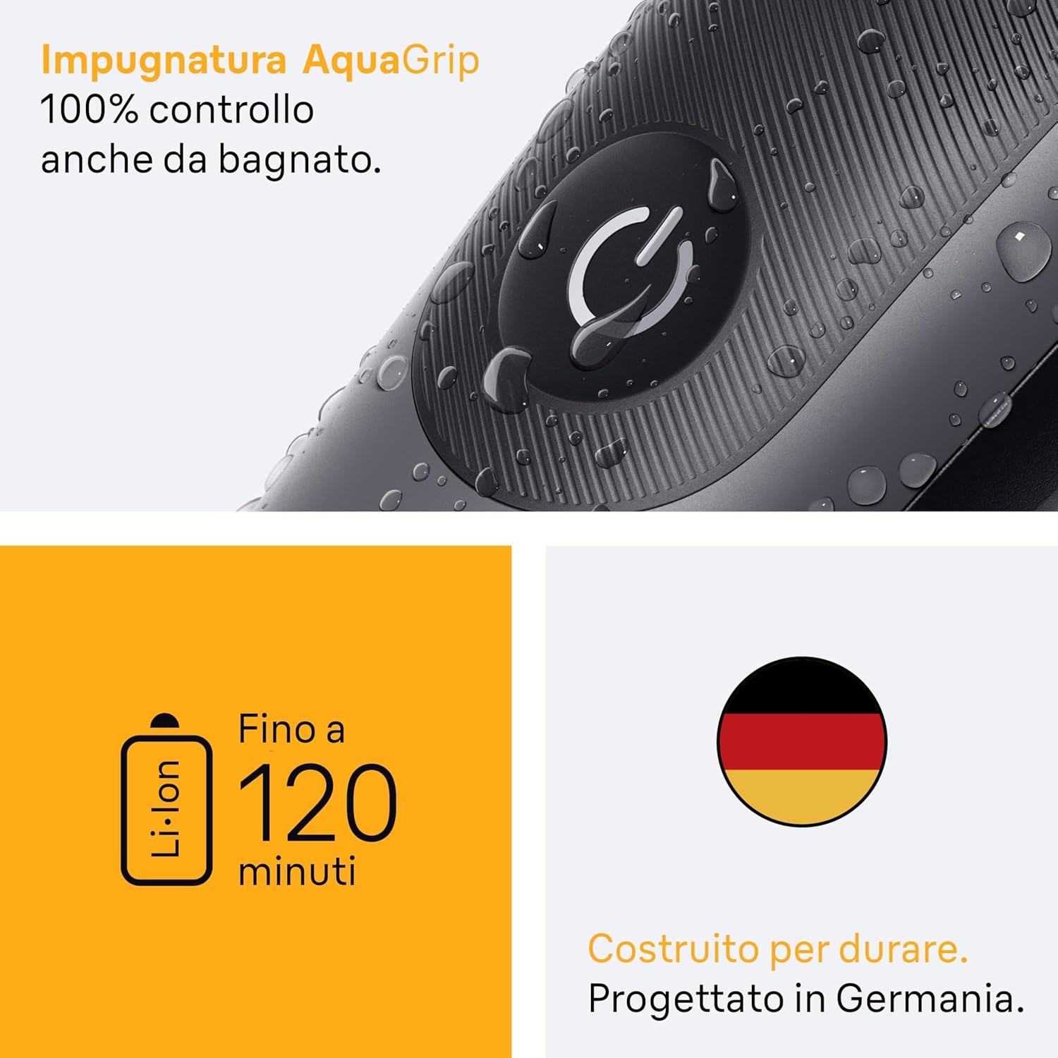 Detalle de Braun Rifinitore All-in-One Series 5 9in1 AI5545: rifinitura barba, capelli e corpo