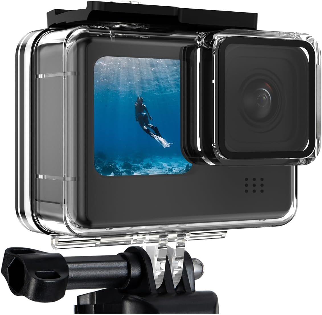 Thumbnail 6 de K&F CONCEPT 60M Waterproof Case for GoPro Hero 9–13 Black: Underwater Shell and Accessory Bracket