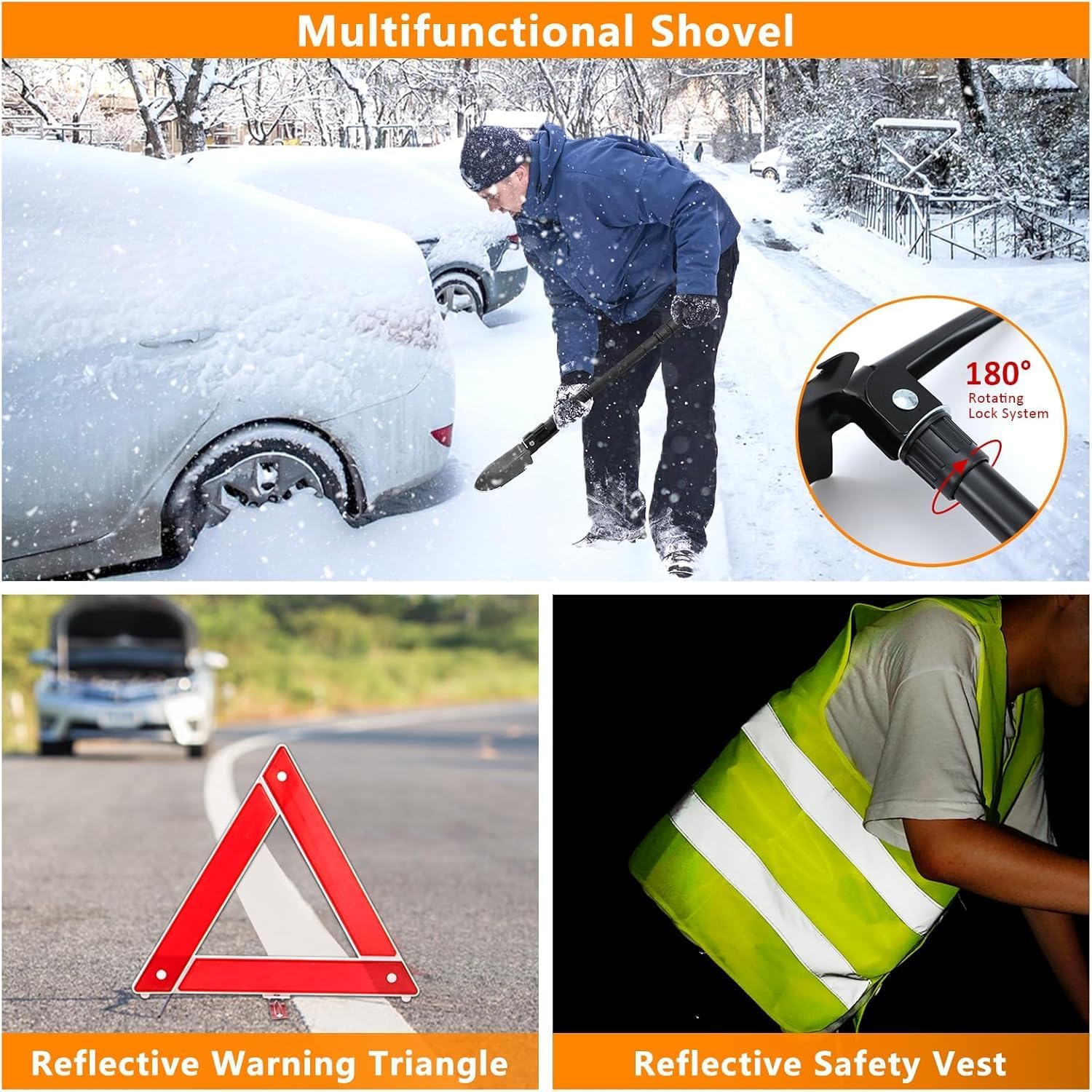 Detalle 2 de HLWDFLZ Car Emergency Kit 12V 250 PSI