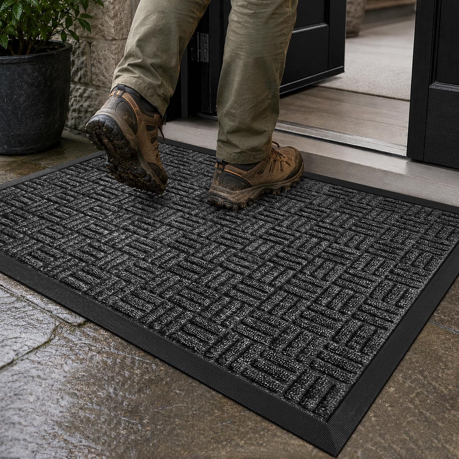 Detalle de Mibao Outdoor Doormat, 36" x 24