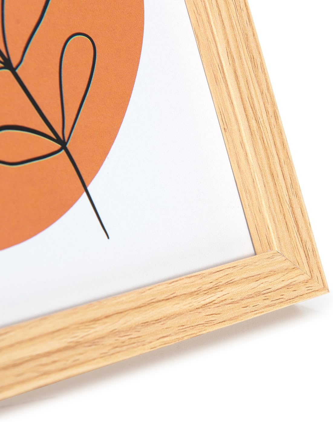 Thumbnail 6 de KAIWIN 2er Pack Bilderrahmen 40x50 cm Eiche – Holz Bilderrahmen zum Aufhängen