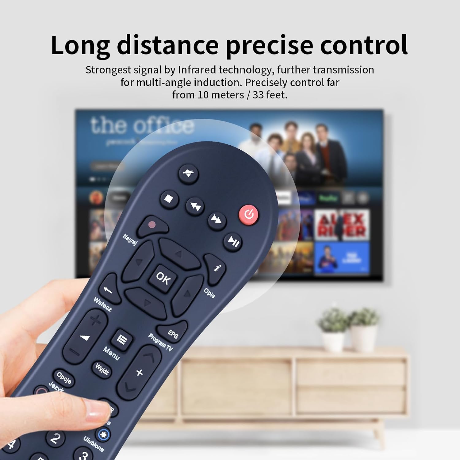 Thumbnail 6 de TCNOUMT Replacement Remote for Pilot Cyfrowy Polsat EvoBox HD7000/HD3000/HD5000/HD2000/HD6000/HD1000