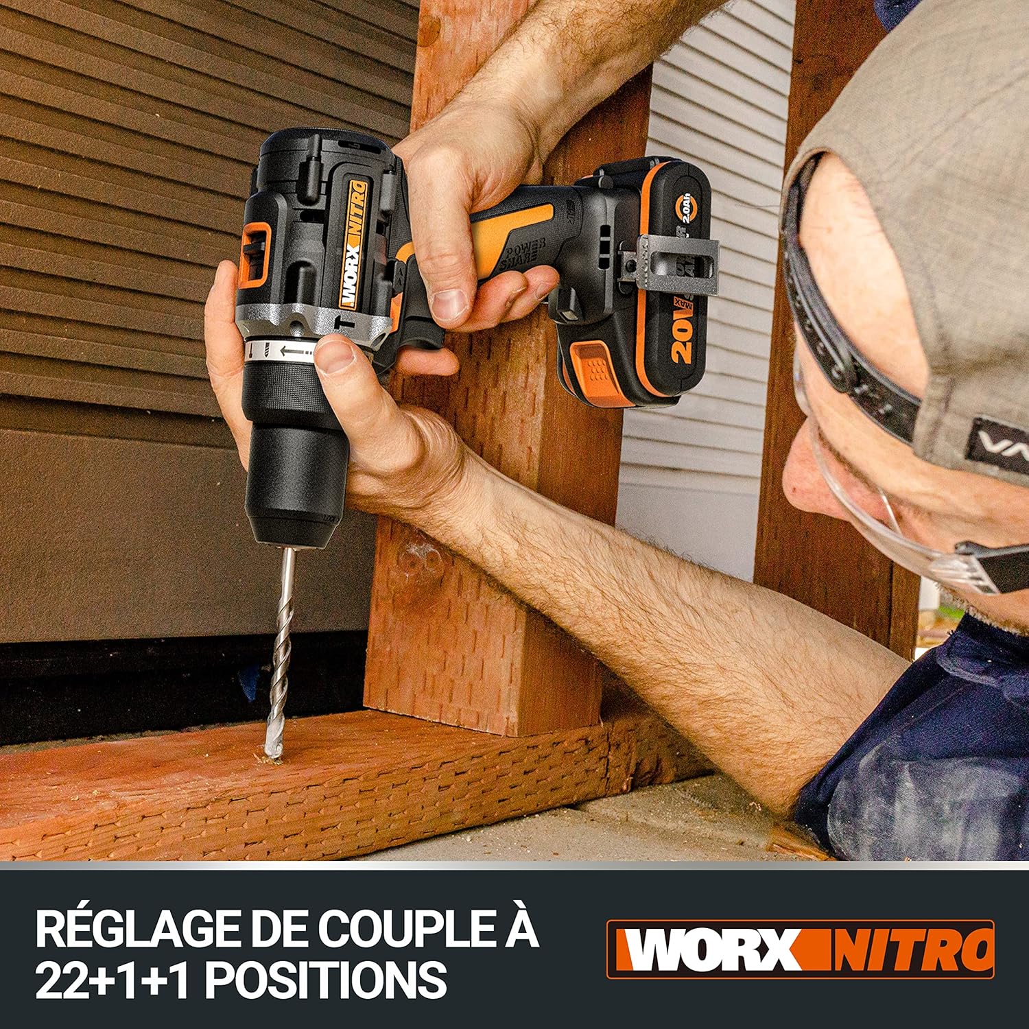 Thumbnail 5 de WORX WX352 Perceuse à Percussion Sans Fil 20V — Puissance et mobilité avec 60 Nm