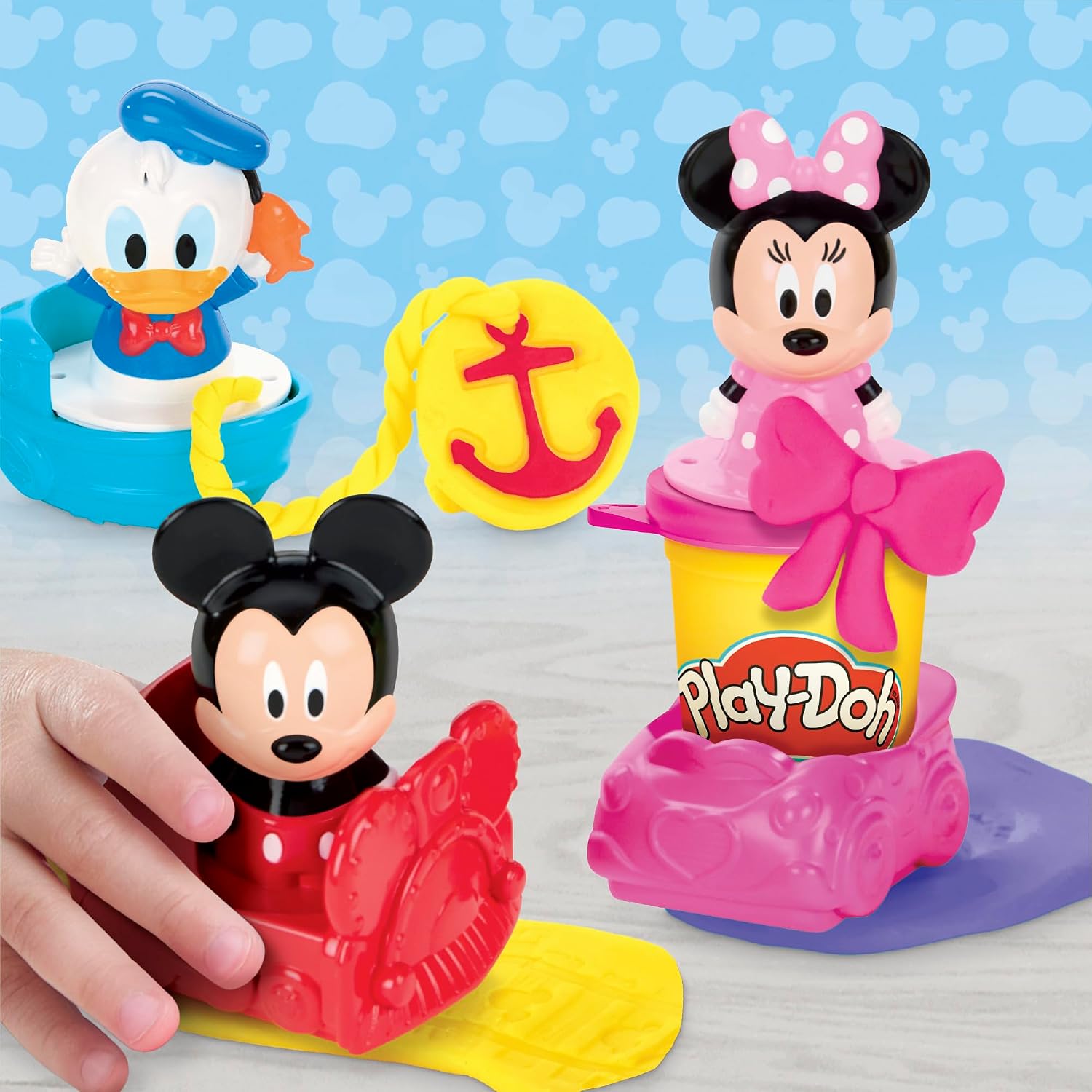 Detalle 2 de Play‑Doh Disney Junior set con 6 vasetti 3 stampini