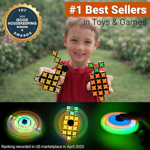 Thumbnail 1 de TOSY Magnet Fidget Spinner Glow 16 bloques