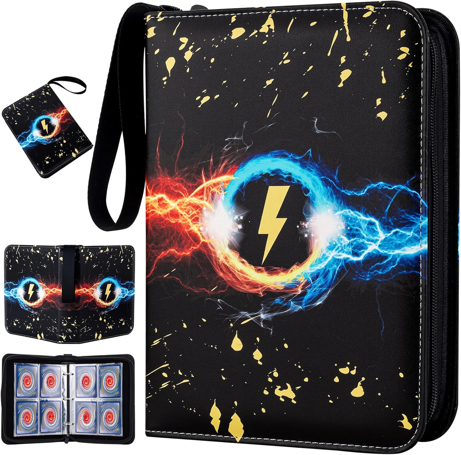 Jravkfi 400-Pocket Trading Card Binder