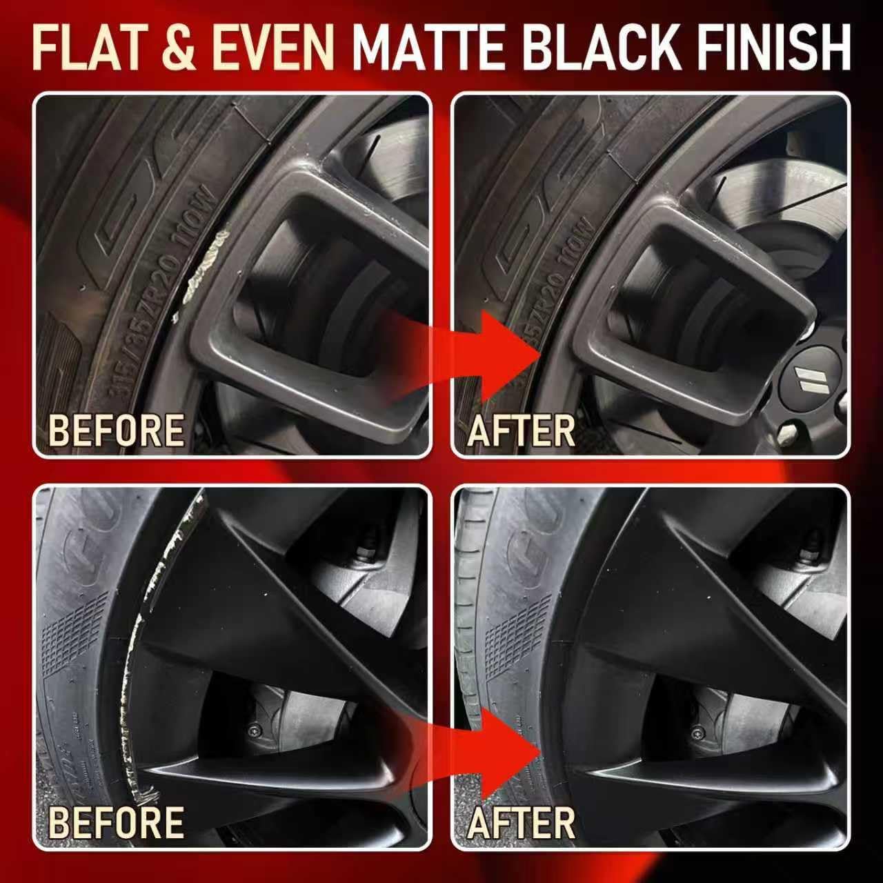 Thumbnail 3 de SMAPHY Matte Black Rim Touch-Up Paint for Wheels 🖌