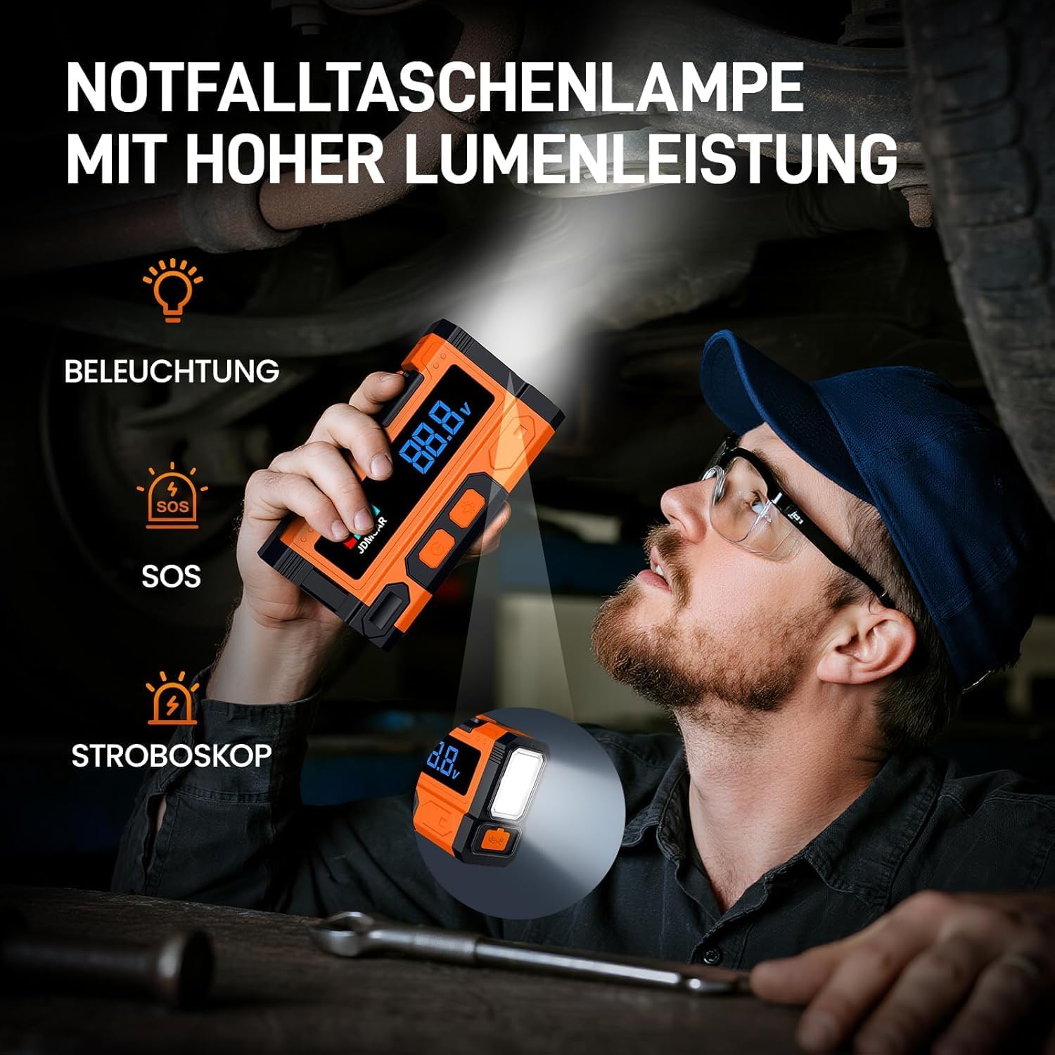 Thumbnail 4 de JDMCAR Starthilfe Powerbank 6000A für Pkw
