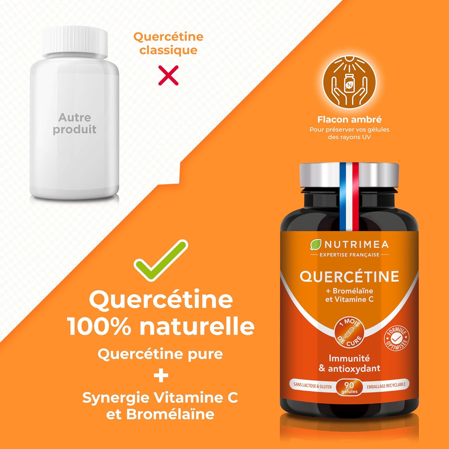 Thumbnail 2 de Nutrimea Quercétine 600 mg complément immunité végétal