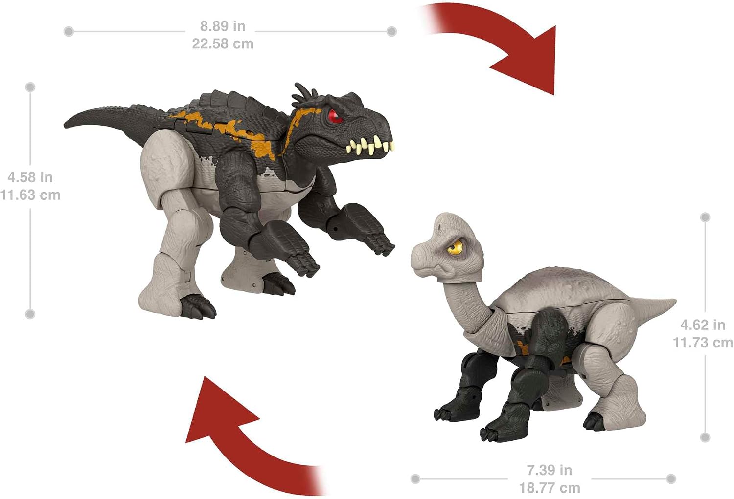 Thumbnail 5 de Mattel Jurassic World Fierce Changers Dinosaurio Transformable 🦖