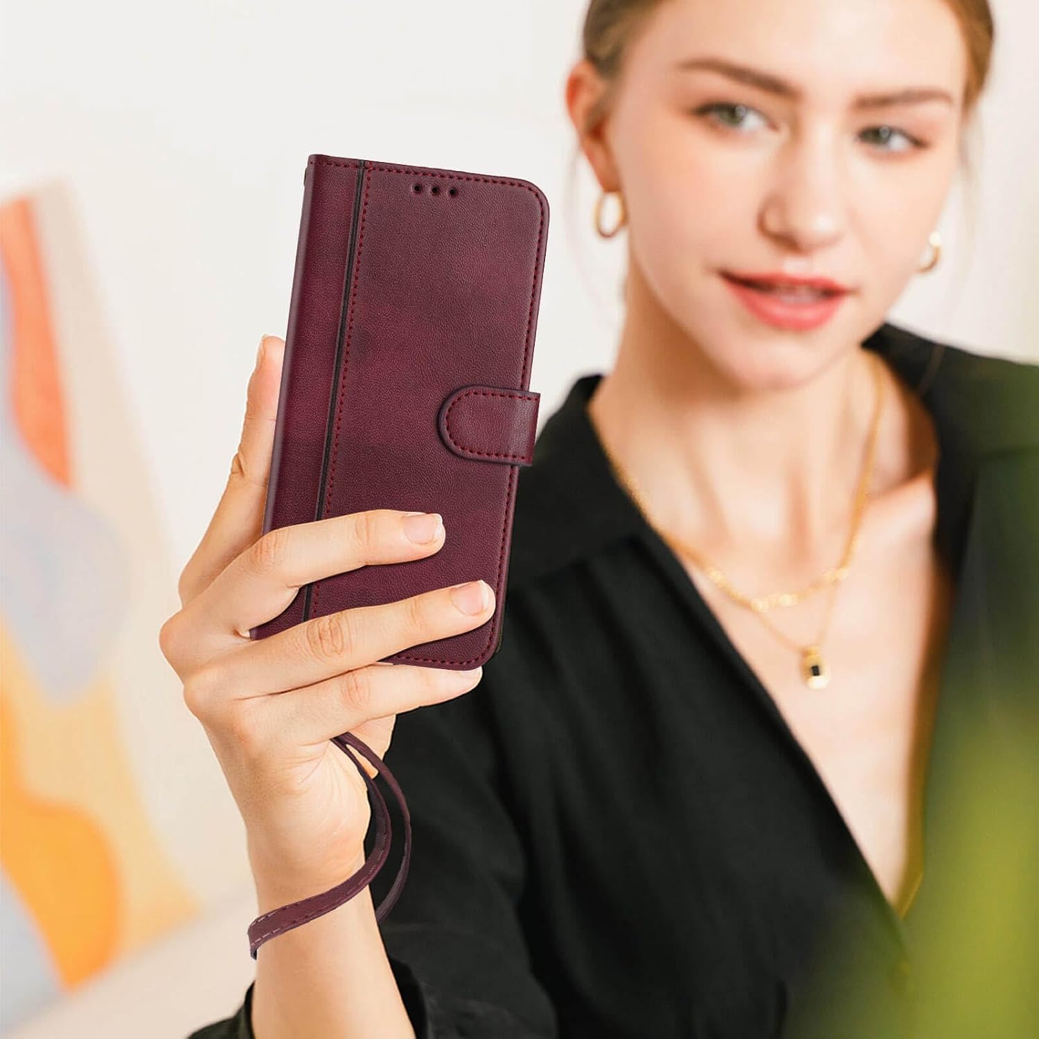 Thumbnail 6 de JanCalm Wallet Phone Case for Galaxy A17 5G