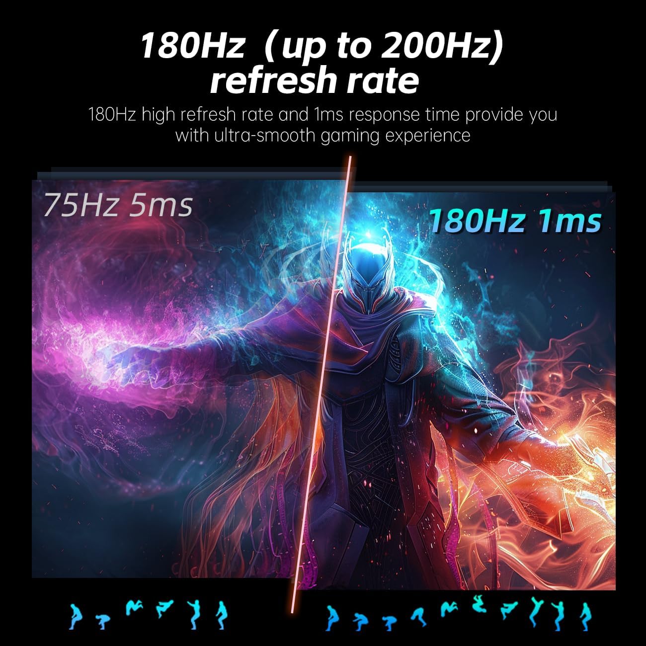 Detalle de KTC 24.5'' Gaming Monitor: Fast IPS, 180Hz, HDR10 & 128% sRGB